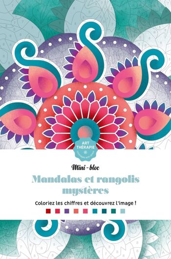 LIVRE DE COLORIAGE - Mandalas et rangolis Mystères 1