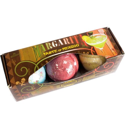 BlackF-108 - Set of Three Margarita Bath Bombs - Sold in 3x unit/s per outer