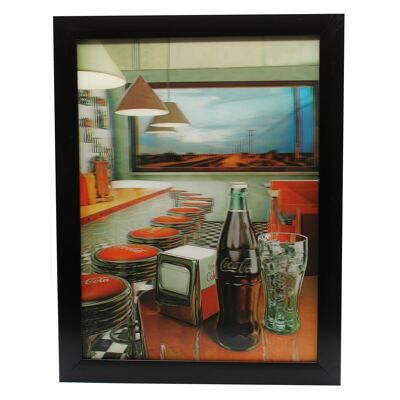 BlackF-14 - Iconic 3D 23x50cm - Coke Bar - Sold in 1x unit/s per outer