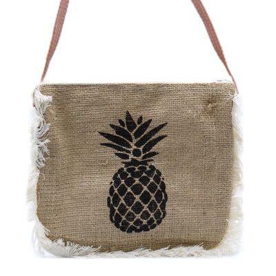 BlackF-45 - Fab Fringe Bag - Pineapple Print - Sold in 1x unit/s per outer