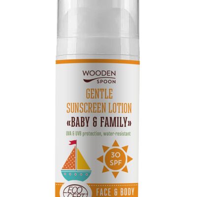 Organic Sunscreen Lotion "Baby & Family" 30 SPF, 50ml