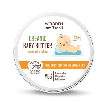 Beurre corporel biologique pour bébé 1