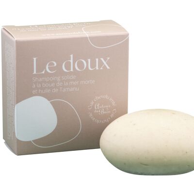 LE DOUX - Shampoo Solido con Fanghi del Mar Morto e Olio di Tamanu - Cute irritata