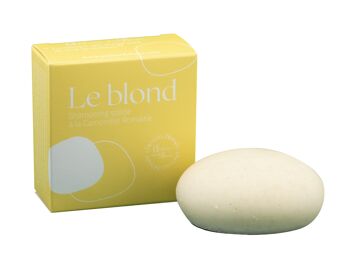 LE BLOND - Shampoing Solide à la Camomille Romaine - Cheveux Blonds
