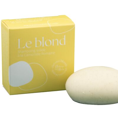 LE BLOND - Shampoing Solide à la Camomille Romaine - Cheveux Blonds