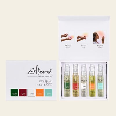 Coffret 5 Parfums de Soin 5ml