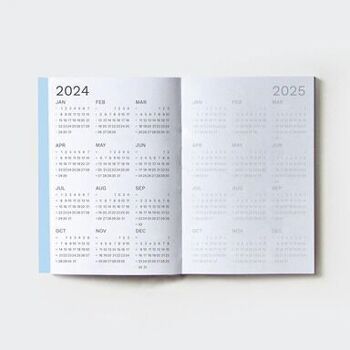 Grand planificateur mensuel 2024 Plus | Format A4 3