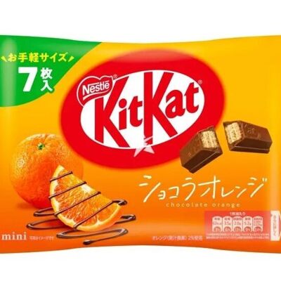 Kit Kat japonais en pack Chocolate orange - Orange chocolat, 7PCS, 81.2G