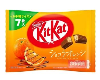 Kit Kat japonais en pack Chocolate orange - Orange chocolat, 7PCS, 81.2G