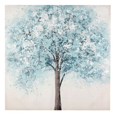 Cuadro "árbol azul"