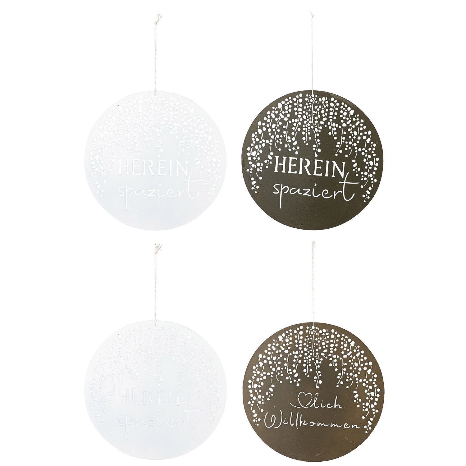 Appendino "Entra/Benvenuto 2-ass., D.20cm