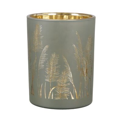 Lantern “Pampas Grass” H.12.5cm