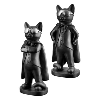 Cat "Hero Cat" 2-assorted, black