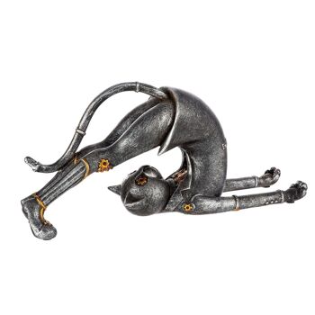 Sculpture Steampunk "Yoga Cats" 3-assortis 4