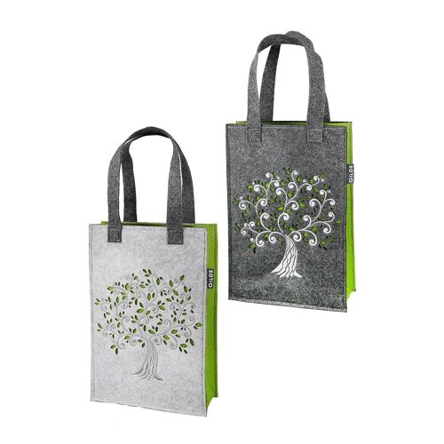 Geschenktasche "Baum" 2-sortiert