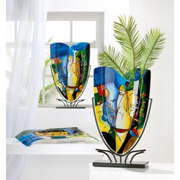 vase décoratif ovale "Magic" H.47cm 2