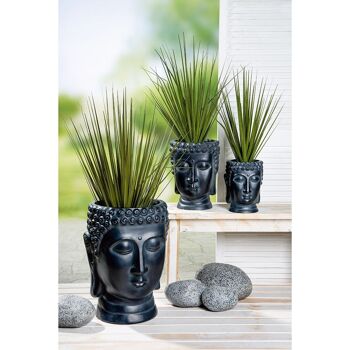 Lot de 3 cache-pots Bouddha 2