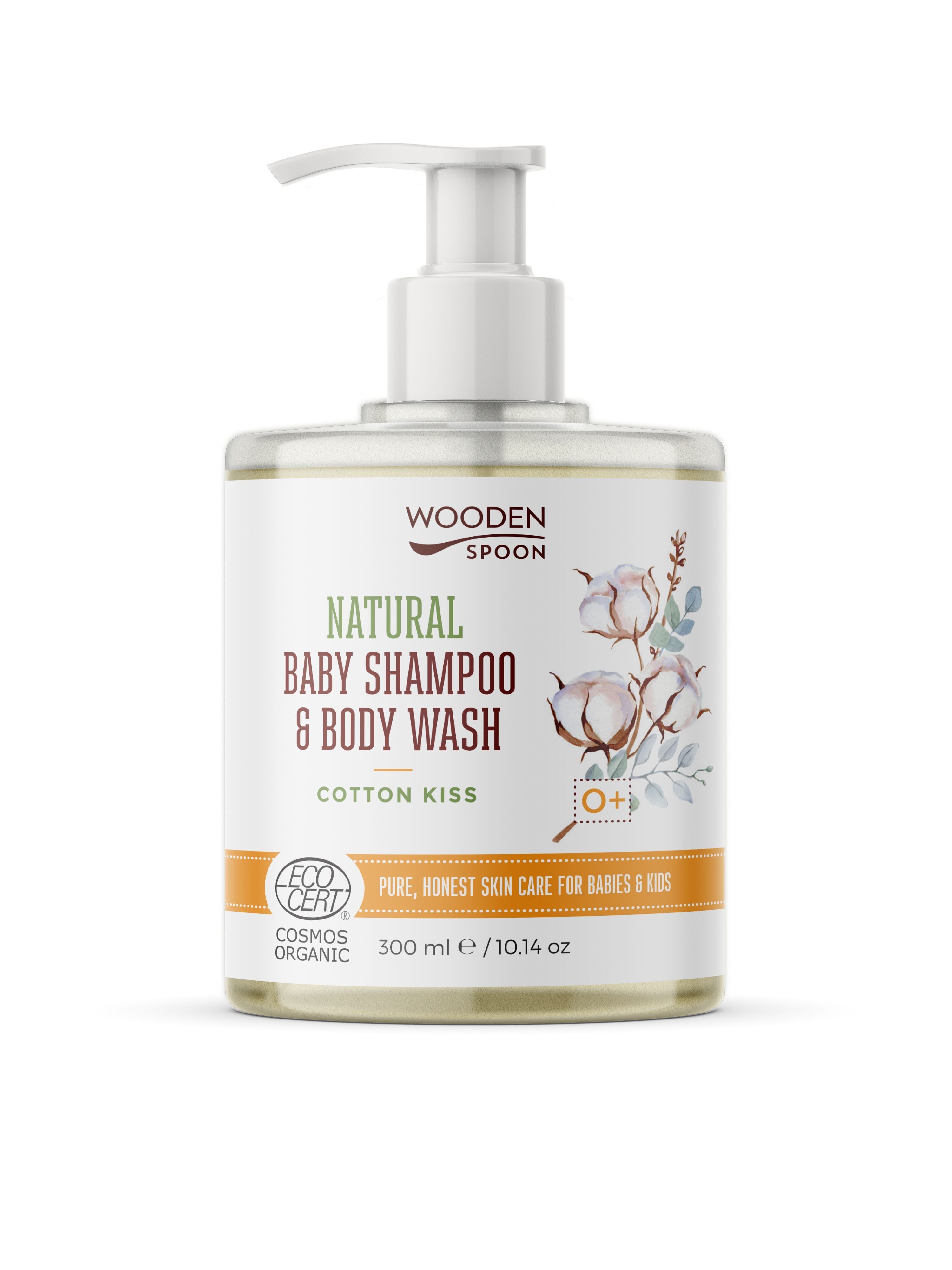 SHAMPOO E BAGNO CORPO BAMBINO CERTIFICATO BIOLOGICO “COTTON KISS”