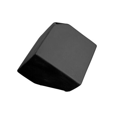 Jarrón "Cubo negro" Al.17,5cm