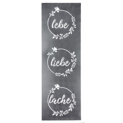 Wandrelief "Lebe Liebe Lache"