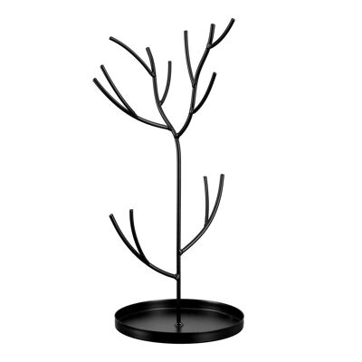 Schmuckbaum mit Schale schwarz