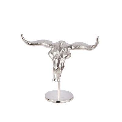 Escultura/objeto de pared "Silverskull" grande
