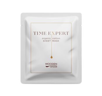 Natural Time Expert - Masque en tissu nourrissant en coton biologique 1