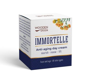 Crème de jour anti-âge naturelle Immortelle 1