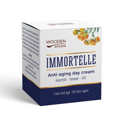 Crème de jour anti-âge naturelle Immortelle
