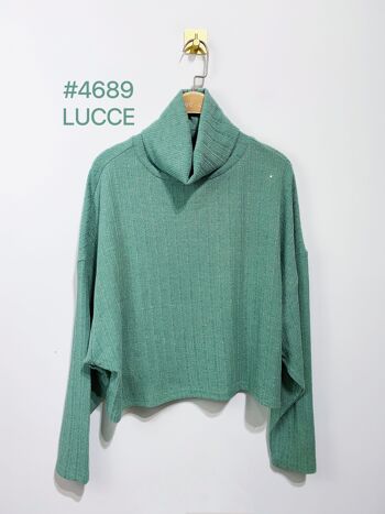 Pull côtelé pailleté - 4689 7