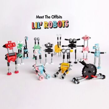 Lil Robots - 24 robots assortis en forme d'étagère 32049 3