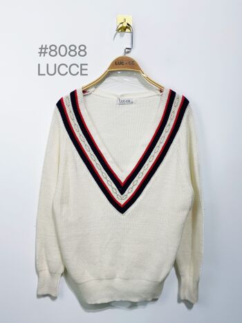 Pull en maille tricot - 8088 3