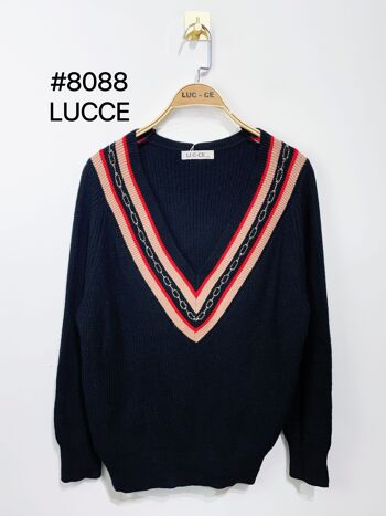 Pull en maille tricot - 8088 4