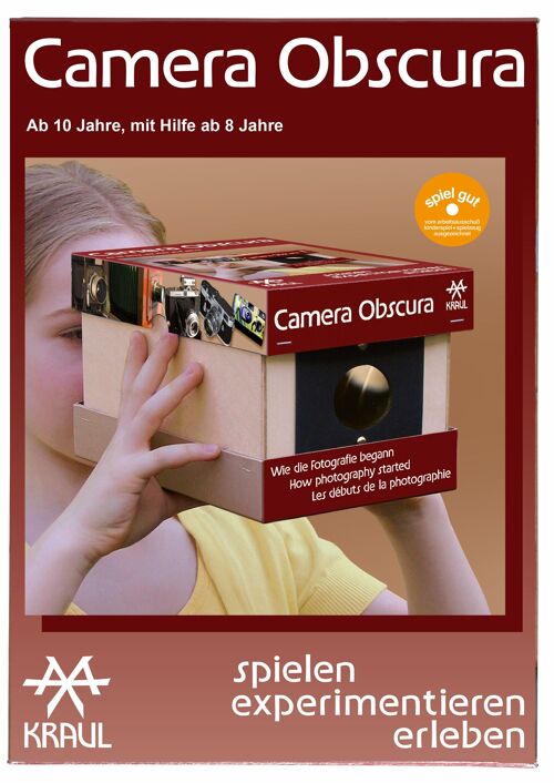 Camera Obscura, wie die Fotografie begann, ein Experimentierkasten