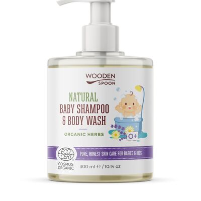 ORGANIC CERTIFIED BABY SHAMPOO & BODY WASH ”ORGANIC HERBS”