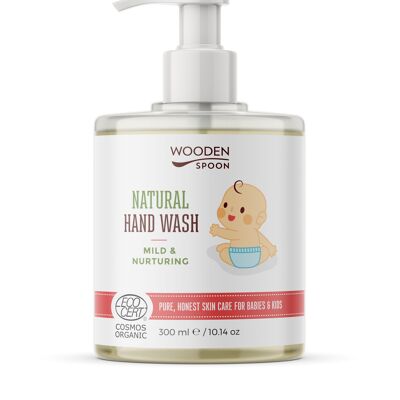 Jabón de manos para bebés y niños con certificación orgánica
