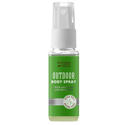 Spray naturale per il corpo all'aperto (citronella e erba gatta)