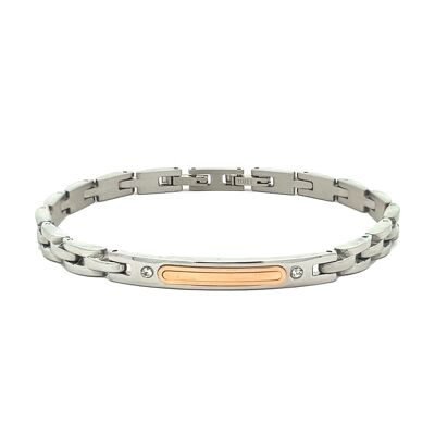 BRACCIALE DA UOMO CON STRASS - RD23212E210