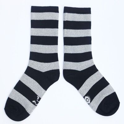 Caroline 36-41 Socken, hergestellt in Frankreich und in Solidarität mit der Marke Bonpied