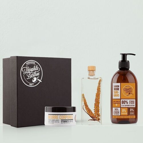 Coffret cadeau 2 soins corps Fleur d'Oranger & 1 Plante immergée Felci ambre