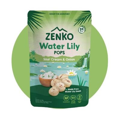 Water Lily Pops – Sauerrahm und Zwiebeln (Besser als Popcorn!) 24 x 28 g