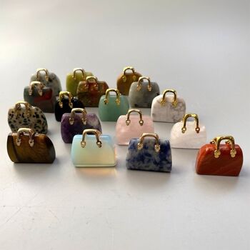 Mini sacs à main, 2-2,5 cm, quartz clair 3