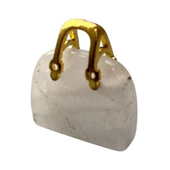 Mini sacs à main, 2-2,5 cm, quartz clair 4