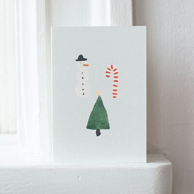 Cartolina di Natale – illustrazioni