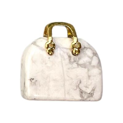 Mini Handbags, 2-2.5cm, Howlite