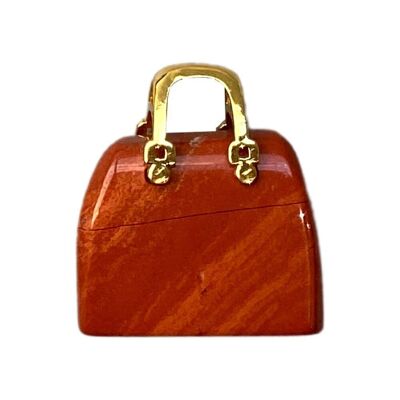 Mini Handbags, 2-2.5cm, Red Jasper