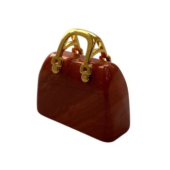 Mini sacs à main, 2-2,5 cm, jaspe rouge 5