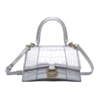 Mini bag Coco con B. argento