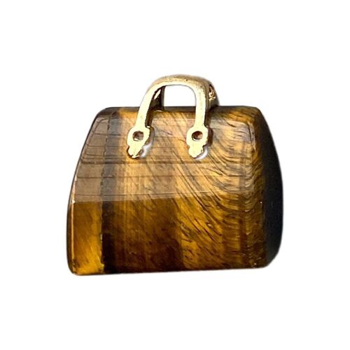 Mini Handbags, 2-2.5cm, Tiger's Eye