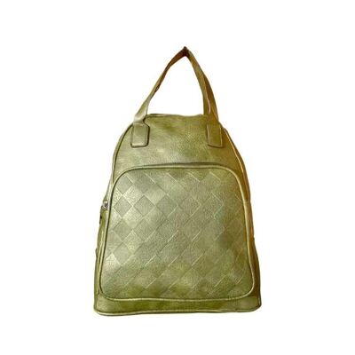 Escacs green backpack